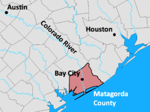 An image showing Matagorda County on the Texas Gulf Coast